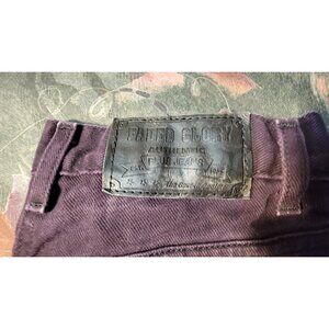 Faded Glory Purple Jeans Vintage 1980s Size 8/31 Avg/M/M HK 5689